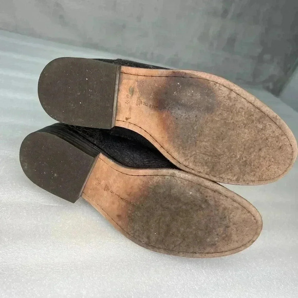 Steven By Steve Madden Reins Leather Knee High Distressed Riding Boots Brown 6.5 - Picture 9 of 16